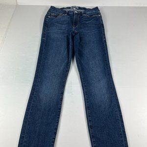 Good American Jeans Women's 27 Good Legs Skinny Ankle Blue Stretch Denim Pants